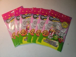 NUOVO ~ Lotto di 6 confezioni da gioco adesive Shopkins ~ SPEDIZIONE GRATUITA - Foto 1 di 3