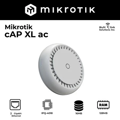 Mikrotik cAP XL ac US version Dual Band Dual Chain 2 x 10/100/1000 Ethernet port - Image 1 of 4