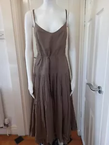 Luisa Cerano Ladies Light Brown Dress Size UK16 - Picture 1 of 16
