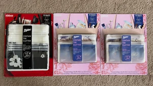 3 x Ziploc Contain the Clutter wiederverwendbare Zubehörbeutel 45ct Charm Kollektion - Bild 1 von 3