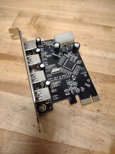Sabrent CP-4PTU 4-Port USB 3.0 PCI Express Card Open Packaging  - Picture 1 of 5