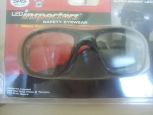 SAS LED Inspectors Safety Eyewear BNIB Ultra-Bright LED #5420-50 - Picture 1 of 12