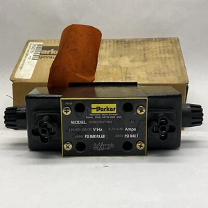 Electroválvula hidráulica doble Parker 120V 5000 psi D3W20DVYWH - Imagen 1 de 4