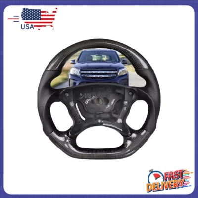 Fits Mercedes Benz R230 W209 W219 W211 CLK E55 G55 Carbon Fiber Steering Wheel - Изображение 1 из 4