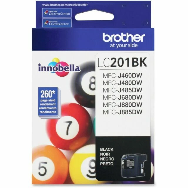 Brother LC201BK Standard Yield Black Ink Cartridge
