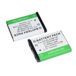 2x Li-ion Battery for Olympus Li-42B FE-350 FE-360 FE-3000 FE-3010 FE-4000 - Picture 1 of 5