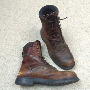 Red Wing DynaForce 938 Mens 11.5 D Soft Toe Lace-Up Work Boots Leather Wear