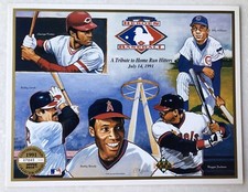 1991 Upper Deck Sheet MLB Heroes Of Baseball Anaheim Angels Tribute Home Run Hit