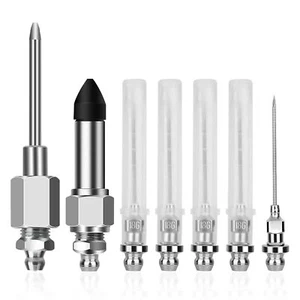 Grease Gun Needle Tip Kit 7 Pcs,Bearing Needle Nozzle Fitting Injector Tool - Picture 1 of 6