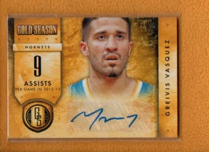 Greivis Vasquez 2013-14 Panini Gold Standard Gold Season Auto 021/199 1/1 - Picture 1 of 2