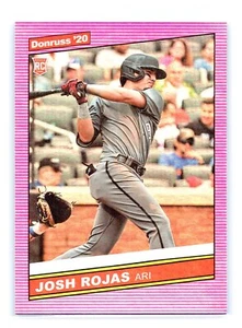 2020 Donruss Baseball #239 Josh Rojas Holo lila Rookie Diamondbacks - Bild 1 von 2