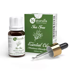 Naturalis Essence Tea Tree Essential Oil For Acne Pimples Scars Skin, Face, Hair - Picture 1 of 3