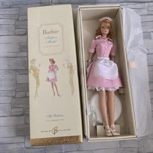 Barbie Fashion Model Collection Waitress Doll Gold Label Box and Worn - Picture 1 of 18