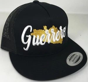 Guerrero Mexico Map Black And Yellow Trucker Hat Brand New Ships Now !!! - Picture 1 of 1