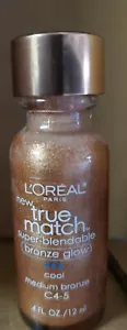 2 L'Oreal True Match Super-blendable Bronze Light Med Glow C4-5 - Picture 1 of 2