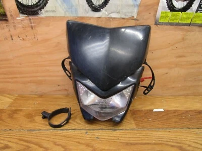 KLX 400 KAWASAKI DRZ 400 SUZUKI *2003 CARENADO DELANTERO NEGRO Y FARO Foto 1 de 4