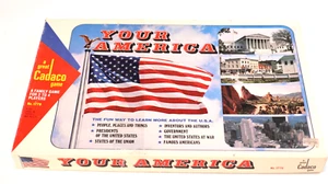 Vintage 1970 Cadaco Your America Board Game. - Picture 1 of 6