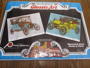 KIT PINTURA VIDRIO REVERSO VINTAGE 1972 ARTE CLÁSICO POLIÓPTICA NUEVO SELLADO - Imagen 1 de 4