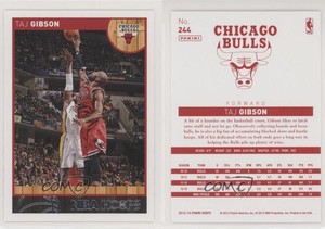 2013-14 NBA Hoops Red Back Taj Gibson #244
