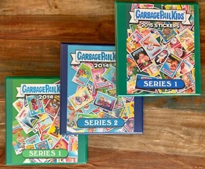 GARBAGE PAIL KIDS YEARLY SERIES 1 - 3 CARD STORAGE BINDERS “PICK YOUR FOLDER” - Picture 1 of 20