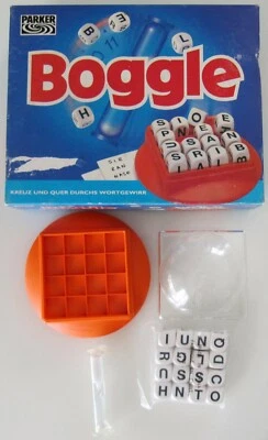 Like New, Da Inside Boxed : Boggle - the Big Blue Variant! Dice Are Boxed - Image 1 of 4