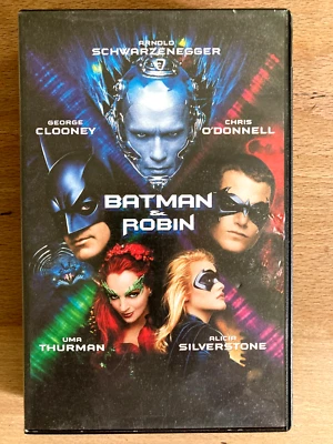 BATMAN & ROBIN,  Arnold Schwarzenegger, Clooney,  VHS deutsch, Warner Home Video - Bild 1 von 3