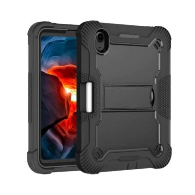 NEW For iPad Air 13-inch (M2) 2024 Heavy Duty Armor Rubber Kickstand Case Cover - Image 1 of 4