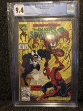 The Amazing Spider-Man #362 CGC 9.4 NM (1992) CARNAGE Venom Human Torch MARVEL
