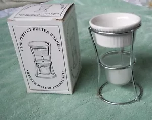 NUEVO The Perfect Butter Warmer Amco Vela Ramekin Acanalada 4 OZ Langosta De Colección - Imagen 1 de 9