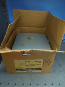 Sqaure D 8736-SCG-8 Size 1 AC Reversing Magnetic Starter 208V Coil NEMA 1 Encl - Picture 1 of 6