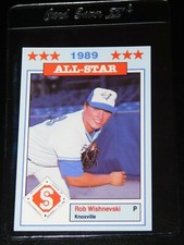 1989 JENNINGS SOUTHERN LEAGUE ALL-STAR ROB WISHNEVSKI CARD #21 (Mint)