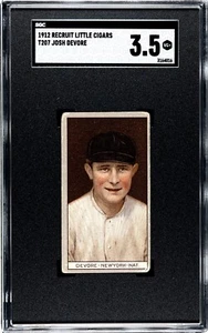 SGC 3.5 - 1912 T207 Recruit - Josh Devore New York Giants - Picture 1 of 2