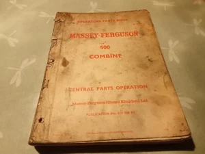 Massey Ferguson MF 500 Mähdrescher Teilebuch - Bild 1 von 11