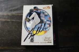 TARJETA AUTOGRAFIADA BRAD RADKE MINNESOTA TWINS - Imagen 1 de 1