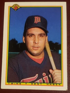 1990 Bowman #418 Kent Hrbek 1B Minnesota Twins     ***40% off 2 or More - Picture 1 of 2