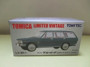 Tomica Limited Vintage LV-81c 1/64 Nissan Datsun Bluebird Estate Wagon Blue - Picture 1 of 2