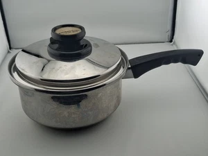 "Sartén para salsa de 9"" Kitchen Craft tapa de válvula de vapor ventilada sin agua" - Imagen 1 de 8