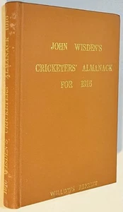 John Wisden\'s Cricketers\' Almanack for 1916, with a tribute by Lord Harris t.. - Picture 1 of 3