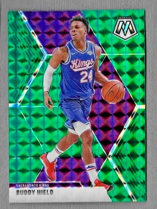 BUDDY HIELD 2029-20 MOSAIC BASKETBALL GREEN PRIZM INSERT CARD #198 KINGS - Picture 1 of 2