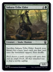 Sakura-Tribe Elder LP Commander: Modern Horizons 3 0243 MTG Regular - Picture 1 of 2