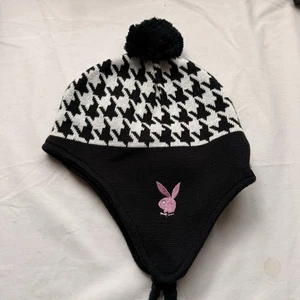 Playboy Beanie Adult One Size  Knit Cap Hat Bunny Official Playboy Care - Picture 1 of 9