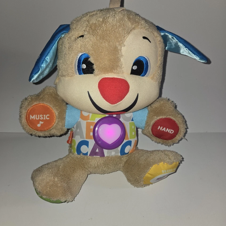 Juguete interactivo de peluche Fisher Price Laugh And Learn Love To Play Puppy Dog 2017 Foto 1 de 4