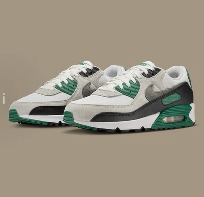 Nike Air Max 90 Evergreen Aura Smoke Grey DM0029-116 Men's Sizes - Image 1 of 4