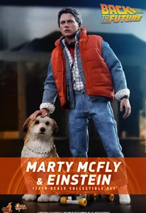 Hottoys Ht 1/6 Mms573 Marty Mcfly&Einstein Back To The Future Actionfigur Neu - Bild 1 von 8