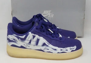 Size 9 - Nike Air Force 1 Low Purple Skeleton - Picture 1 of 10