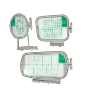 3 Pieces Embroidery Hoops Frame for Brother Embroidery Machine SE400 HE120 - Picture 1 of 6