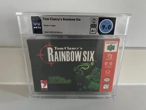 Tom Clancy's Rainbow Six (Nintendo 64, N64) WATA 9.0 A+ New Sealed Graded CGC - Picture 1 of 4