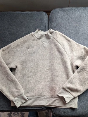 Pullover polar REI para mujer color tostado camel talla grande bolsillo con cremallera  Foto 1 de 4