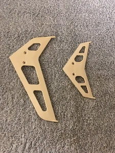 BLADE Stabilizer/Fin Set White B450 B330S B330X Used BLH1672 - Picture 1 of 2
