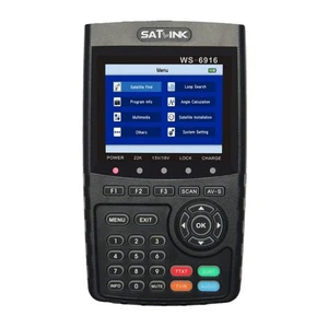 SATLINK WS6916 Medidor Digital Buscador de Señal Satelital, Pantalla LCD TFT de 3,5 pulgadas, S - Imagen 1 de 10